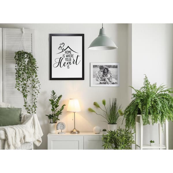 Langford Frame - White, 11" x 14" Matted For 8" x 10"