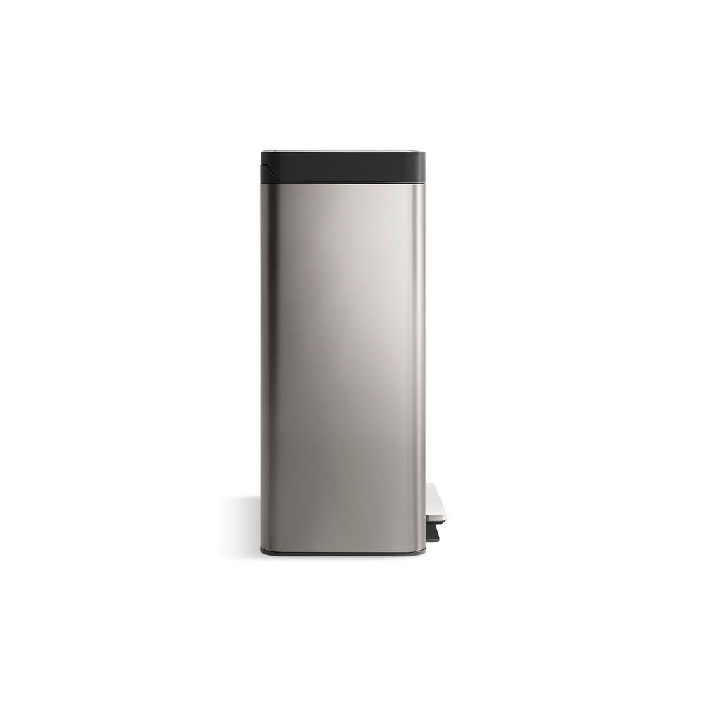 Stainless Steel 13 Gallon Fingerprint Resistant Kitchen Trash Can