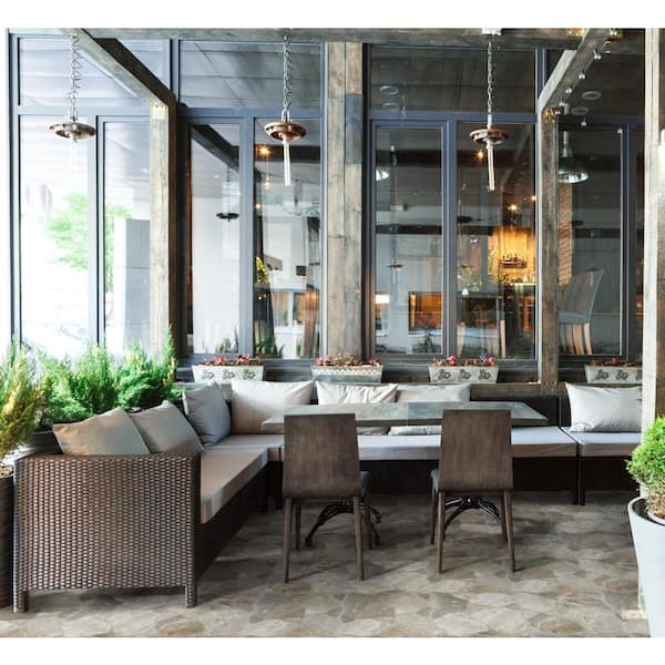Canet Gris 8-3/4 in. x 8-3/4 in. Porcelain Floor and Wall Take Home Tile Sample