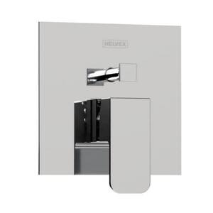 Squadra 1-Handle Wall Mount Pressure-Balancing Round Tub and Shower Trim in Polished Chrome (Valve Not Included)