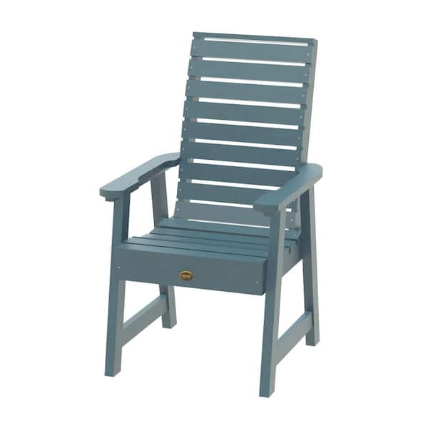 Highwood Glennville Outdoor Plastic Dining Arm Chair (Set of 1)