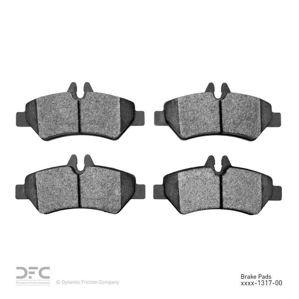 Semi Metallic 1551-0777-00-Front or Rear Set Dynamic Friction Company 5000 Advanced Brake Pads 