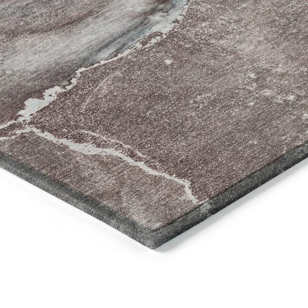 Chantille ACN524 Taupe 9 ft. x 12 ft. Machine Washable Indoor/Outdoor Geometric Area Rug