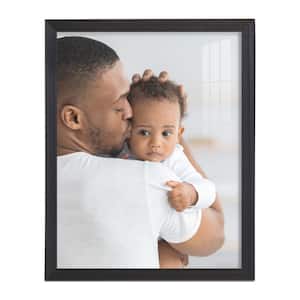 Grooved 11 in. x 14 in. Black Picture Frame