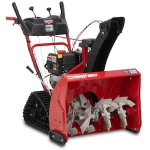 Storm Tracker 28 in. 277cc Two-Stage Electric Start Gas Snow Blower with Track Drive and Heated Grips