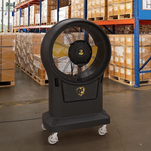 Torrent 6800 CFM Portable Atomized Misting Fan for up to 2725 sq. ft. 120V 35 gal Tank+Hose Connection 10 ft. Cord