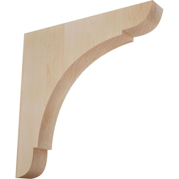 1-3/4 in. x 12 in. x 12 in. Maple Extra Large Olympic Bracket