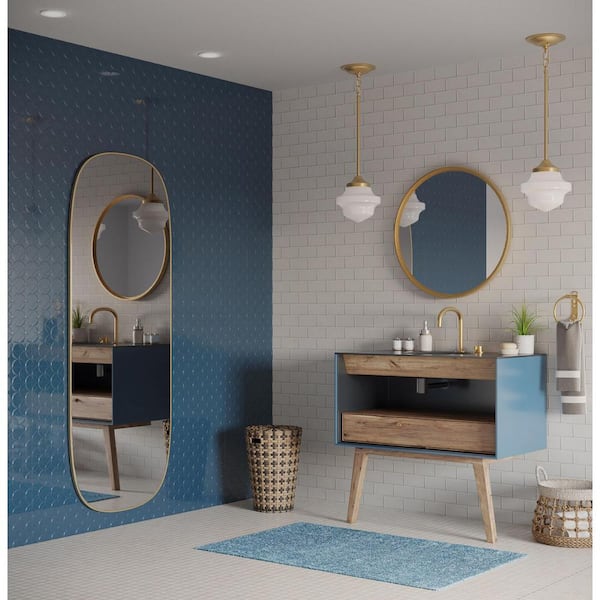 School House Pendant Collection 1-Light Vintage Brass White Opal Glass Coastal Mini-Pendant Light