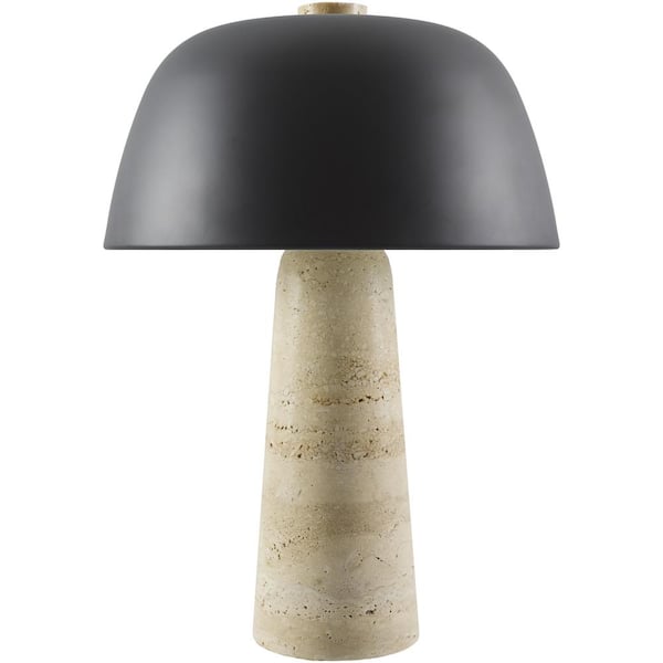 Livabliss Fes FES-001 16 in. H x 11 in. W x 11 in. D Accent Table Lamp, Beige