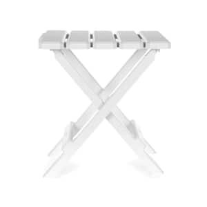 Adirondack Folding Table Small - White