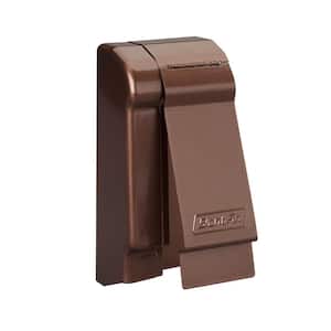 Fine/Line 30 Decor Series 3-3/4 in. Left-Hand End Cap for Baseboard Heaters in Rubbed Bronze