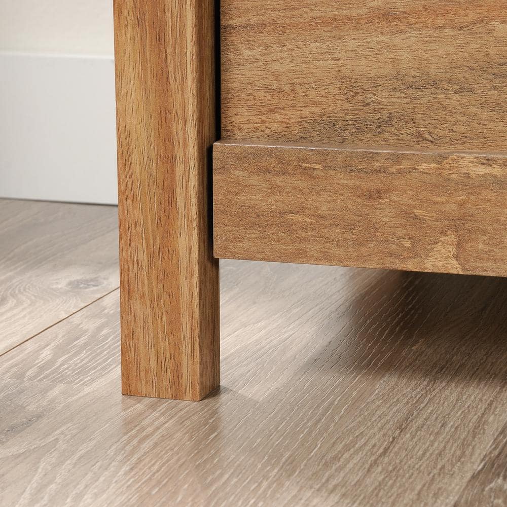 Sindoori Mango Double 6-Drawer Dresser with Herringbone Pattern