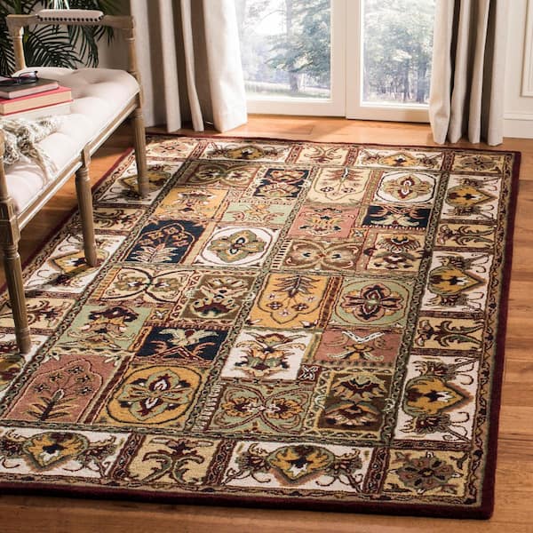 Classic Assorted 10 ft. x 14 ft. Border Area Rug