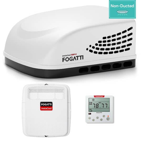 InstaCool 16,000 BTU RV Rooftop Air Conditioner, Non-Ducted Cooling Only, Quiet 59 dB Easy Install R-32, 2-Year Warranty