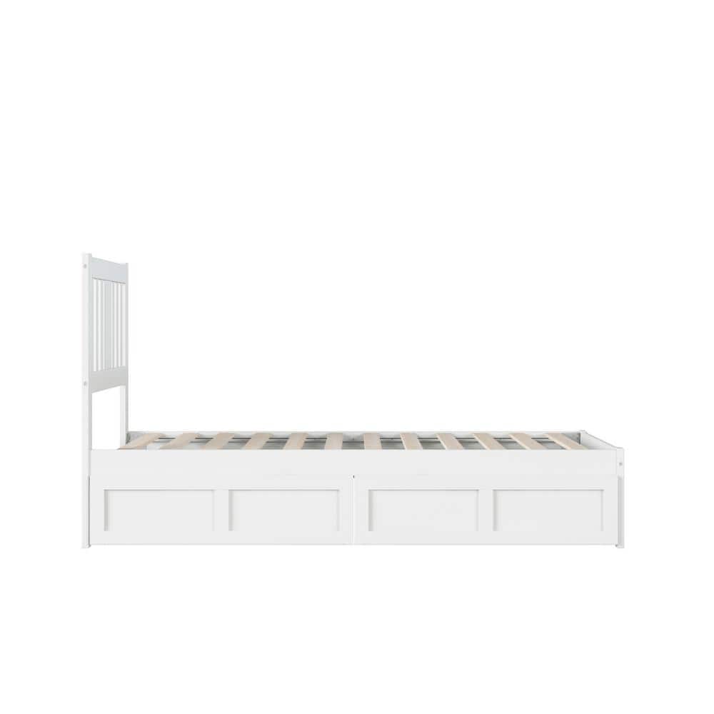 Tahoe Twin Mission-Style Bed with USB Charger & Storage Drawers