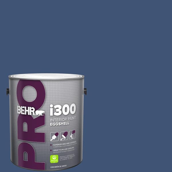 BEHR PRO 1 gal. #600D-7 Daring Indigo Eggshell Interior Paint
