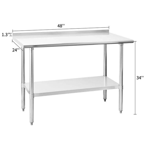 steel table for hotel