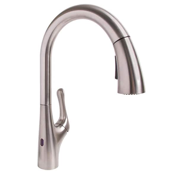 Speakman Chelsea Single Handle Touchless Pull Down Sprayer Kitchen Faucet in Stainless Steel