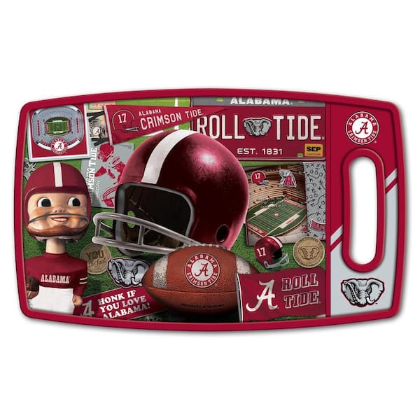 NCAA Alabama Crimson Tide Retro Series Polypropyene Cutting Board
