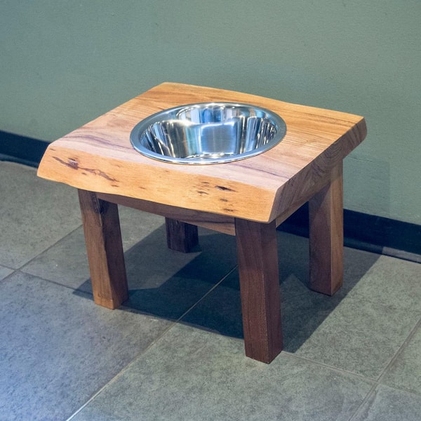 Elevated Dog Feeder Raised Dog Bowls Mid Century Modern Pet Bowls