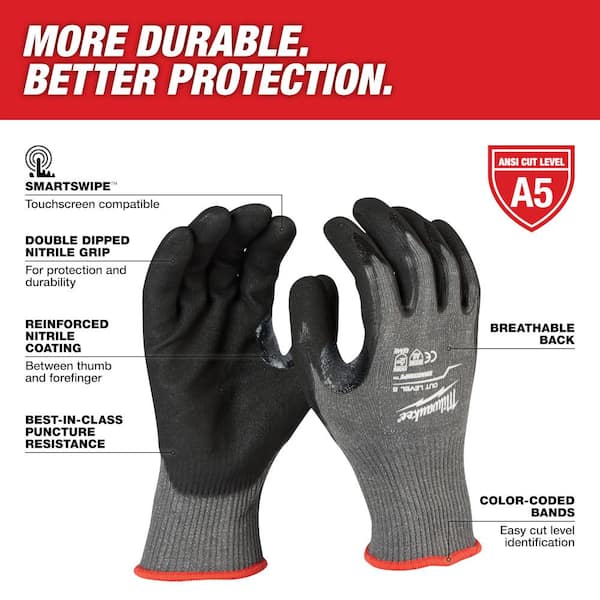 Nother Level 5 HPPE fiber cut resistant gloves safety work gloves for glass  for manufacturing Anti Cut Proof Safety gloves