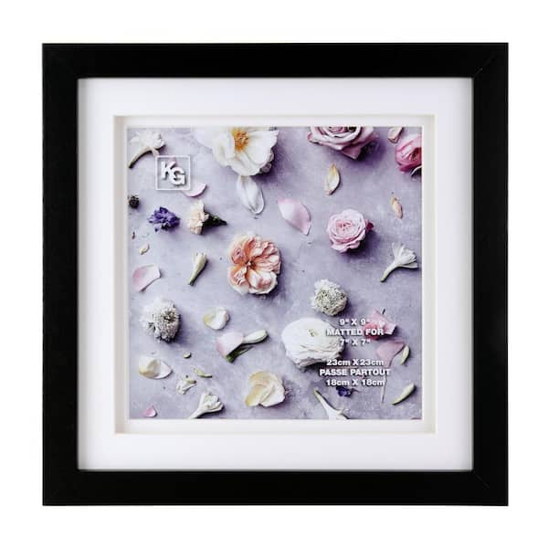 KG 6 in. x 6 in., Black Picture Frame, Kieragrace Morgan