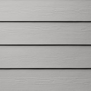 Hardie Plank HZ5 8.25 in. x 144 in. Statement Collection Pearl Gray Cedarmill Fiber Cement Lap Siding