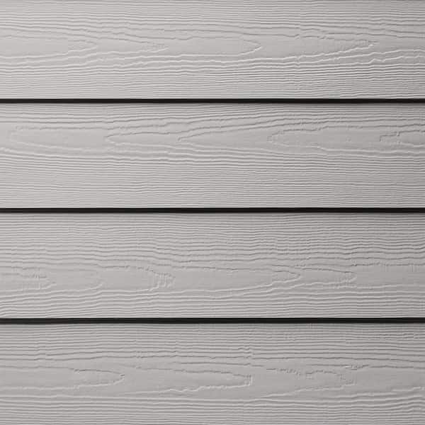 James Hardie Hardie Plank HZ5 8.25 in. x 144 in. Statement Collection Pearl Gray Cedarmill Fiber Cement Lap Siding