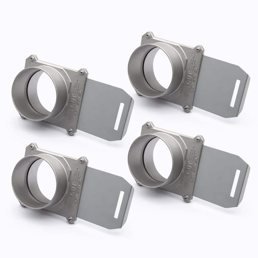 4 in. Aluminum Blast Gate with Anti Clog and Air Leak Seal for Dust Collection (4-Pack) price history on PriceWatchPro