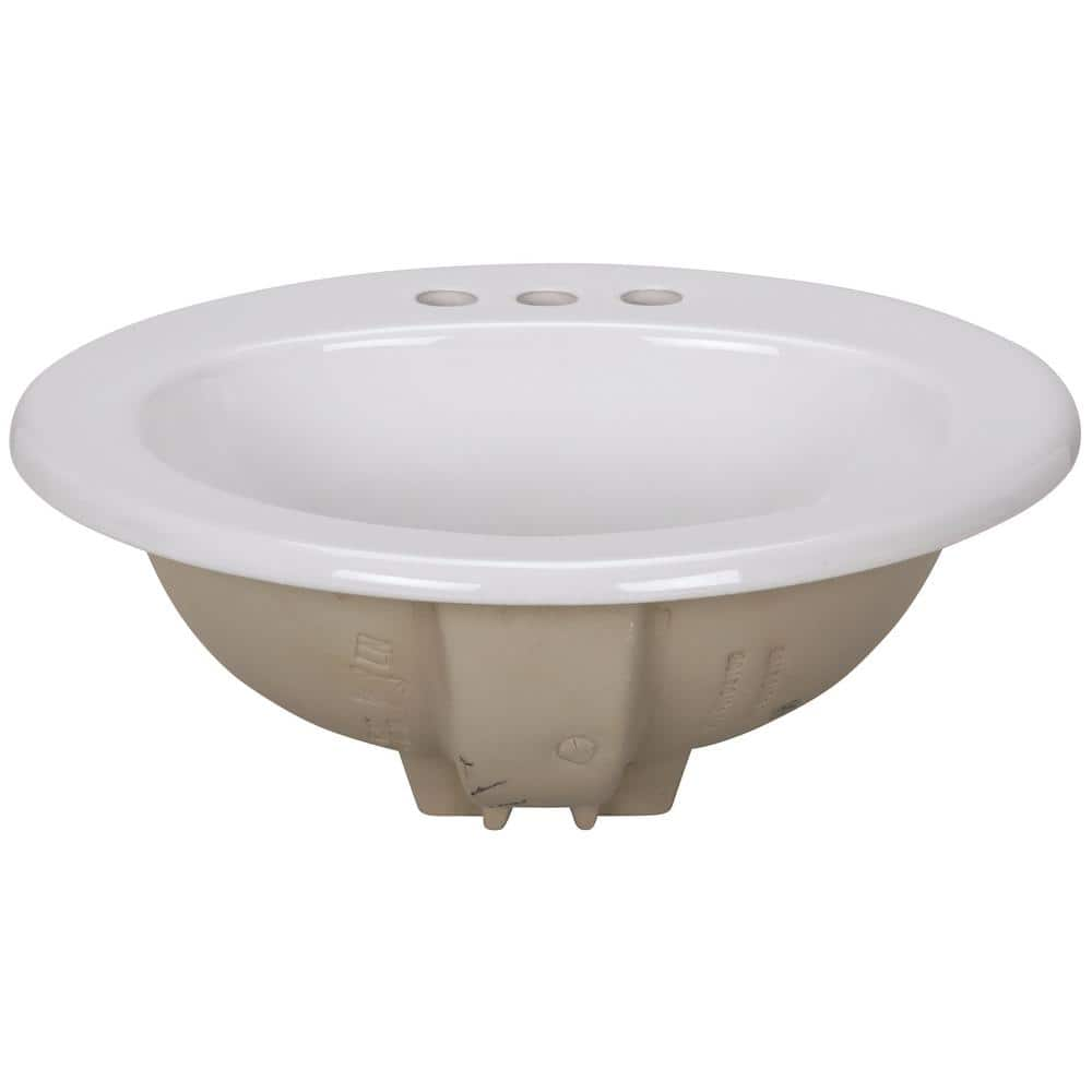 UPC 670240605992 product image for Zurn Drop-In Bathroom Sink in White | upcitemdb.com