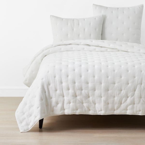 Company Cotton Gauze Decorative Off White Twin/Twin XL Quilt