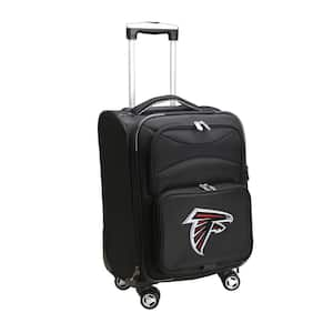 NFL Atlanta Falcons 21 in. Black Carry-On Spinner Softside Suitcase