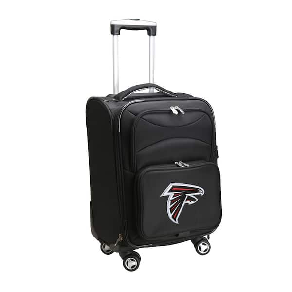 Denco NFL Atlanta Falcons 21 in. Black Carry-On Spinner Softside Suitcase