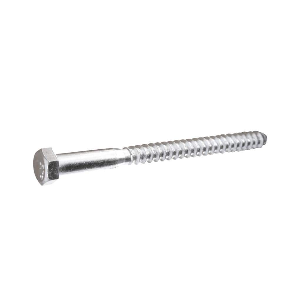 3/8 in. x 5 in. Hex Zinc Plated Lag Screw (25-Pack) price history on PriceWatchPro
