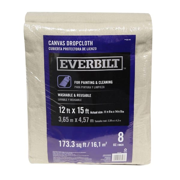 12 ft. x 15 ft. 8 oz. Canvas Drop Cloth