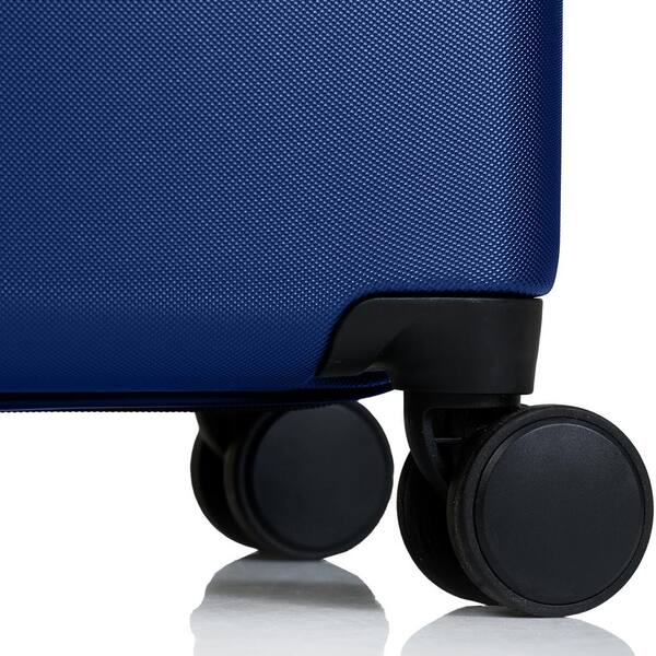 CHAMPS Earth 3-Piece Navy Hardside Polycarbonate Luggage Set S1034