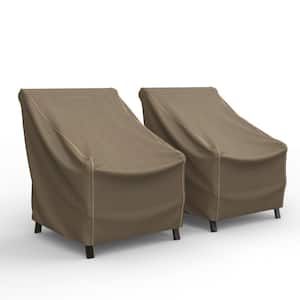StormBlock Hillside XSmall Black-Tan Patio Chair Cover (2 Pack)