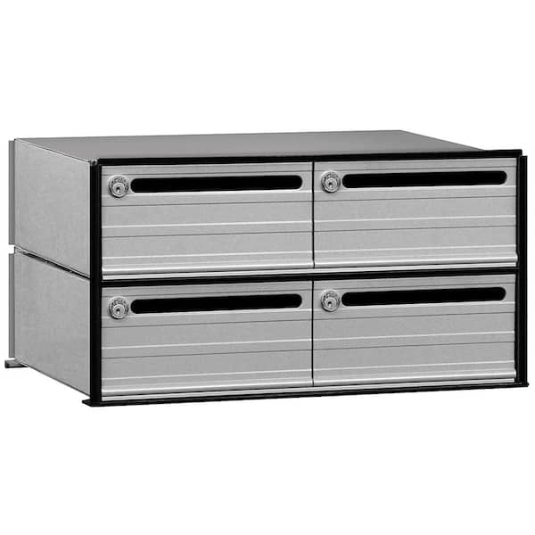 Salsbury Industries 2400 Series Data Distribution System Aluminum Box with 4 Doors
