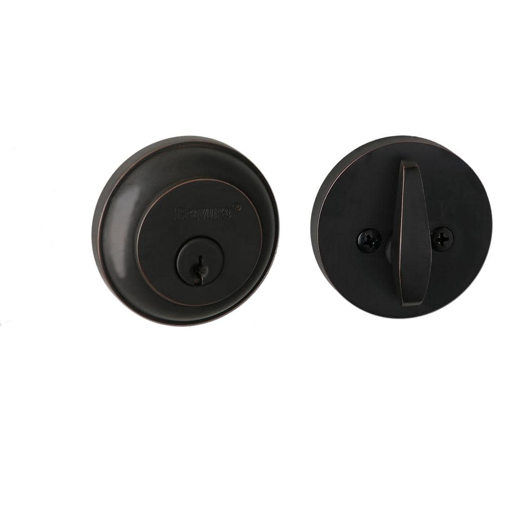 DELANEY HARDWARE Bravura Elite 310RC Oil Rubbed Bronze Single Cylinder Deadbolt