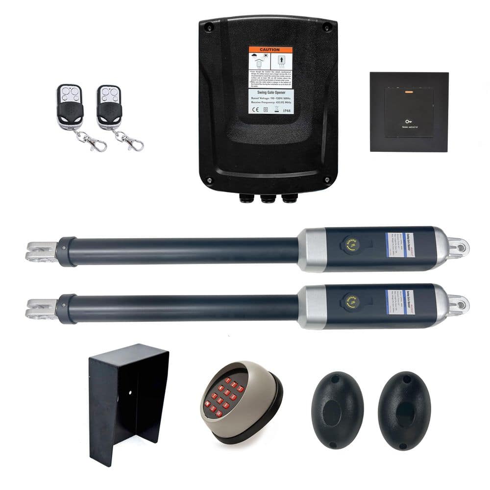ALEKO Dual Swing Gate Operator-GG1700/AS1700 AC/DC-Accessory Kit
