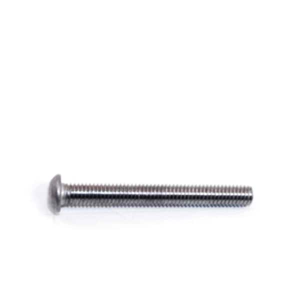 IAM Design 6 mm x 2-3/32 in. 316 Stainless Steel Screw Round-Head Right Hand Thread