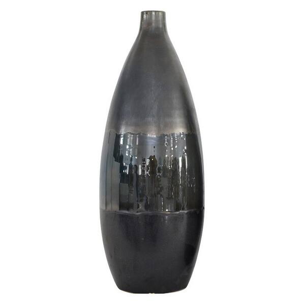 THREE HANDS 19.25 in. Bronze Ceramic Vase
