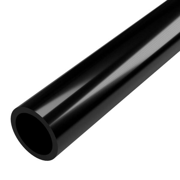 Formufit 1 in. x 5 ft. Furniture Grade Sch. 40 PVC Pipe in Black