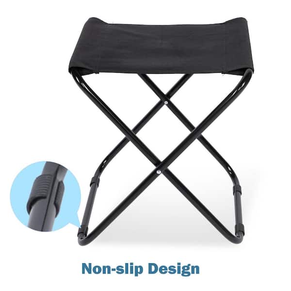 Tripod Camping Stools, Lightweight Portable Folding Camping Chair, Small  3-Legged Canvas Stool for Outdoor Fishing Beach BBQ Picnic Travel Hiking  Seat