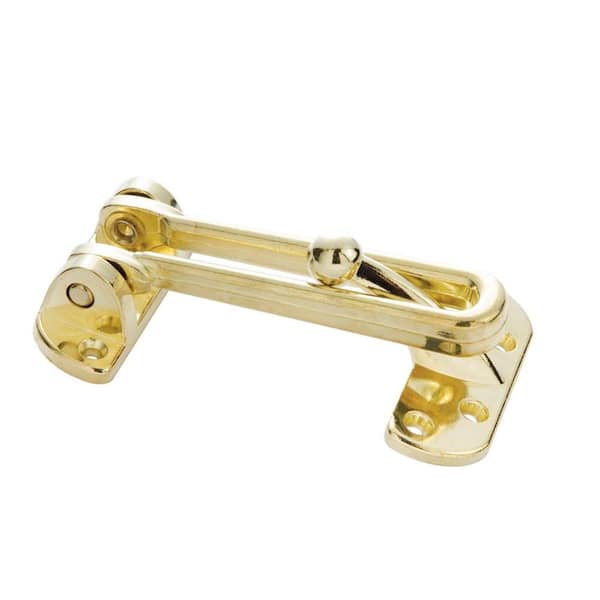First Watch Security Polished Brass Swing Door Guard