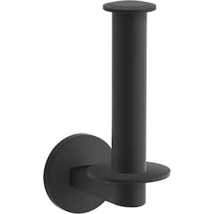Components Wall Mounted Toilet Paper Holder in Matte Black