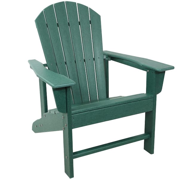 Sunnydaze Decor Raised Adirondack Chair - Green