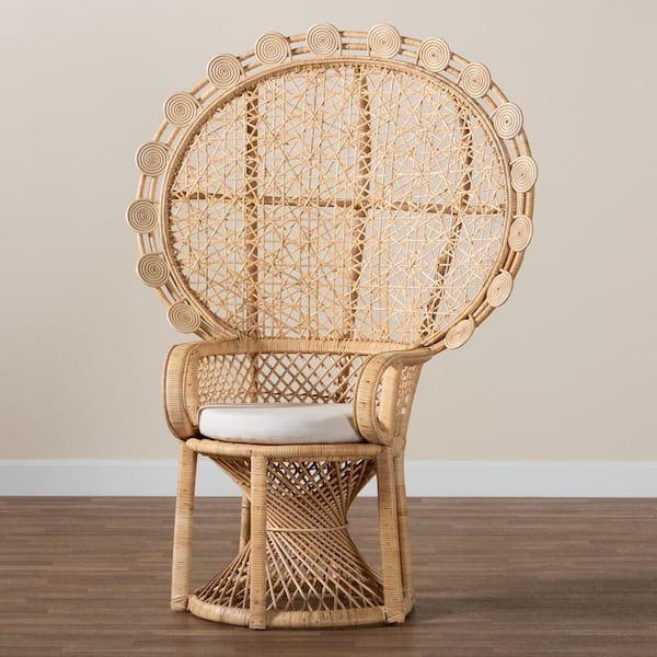 Hecate Natural Rattan Peacock Chair