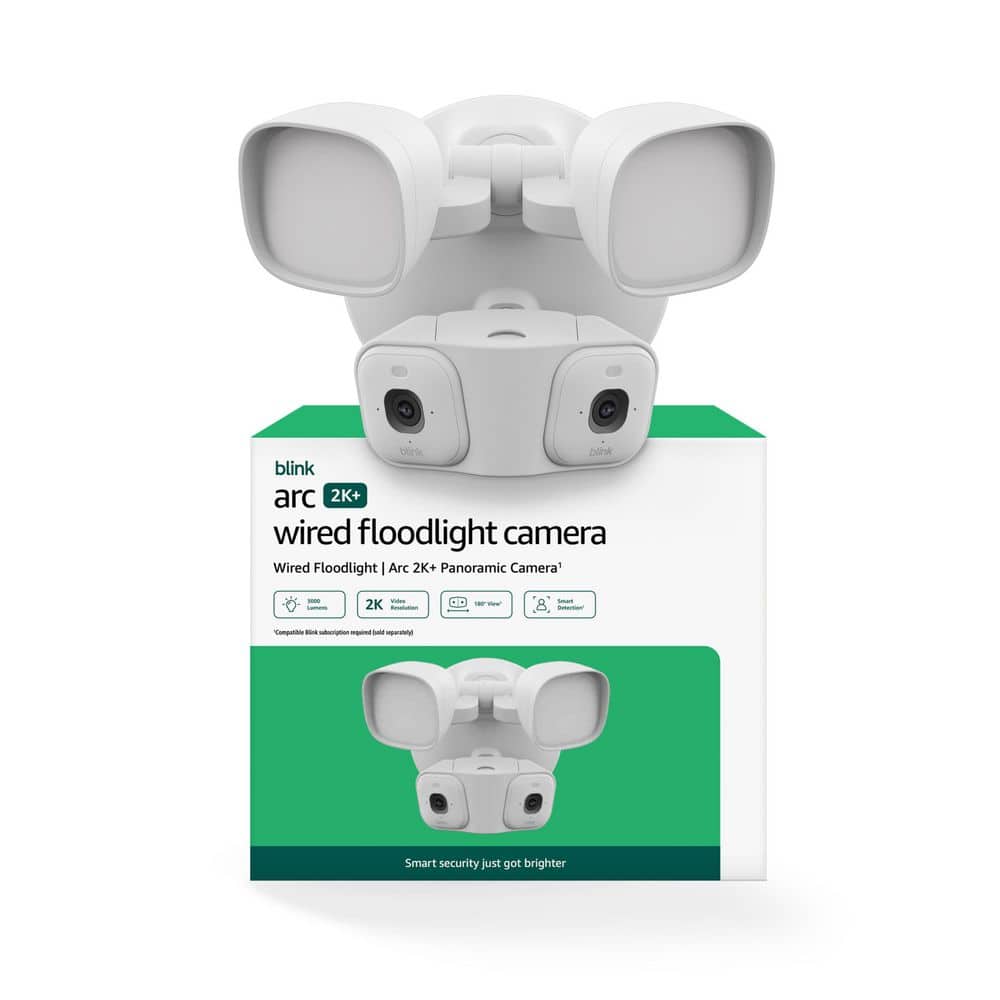 Arc 2K+ Hardwired Floodlight with Outdoor 4 2-Camera System and Sync Module 2 (White) price history on PriceWatchPro