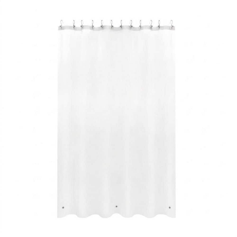 72 in. W x 72 in. L Frost Semi-Sheer PEVA Shower Liner with 3 Magnets, 1-Pack, Standard Size price history on PriceWatchPro